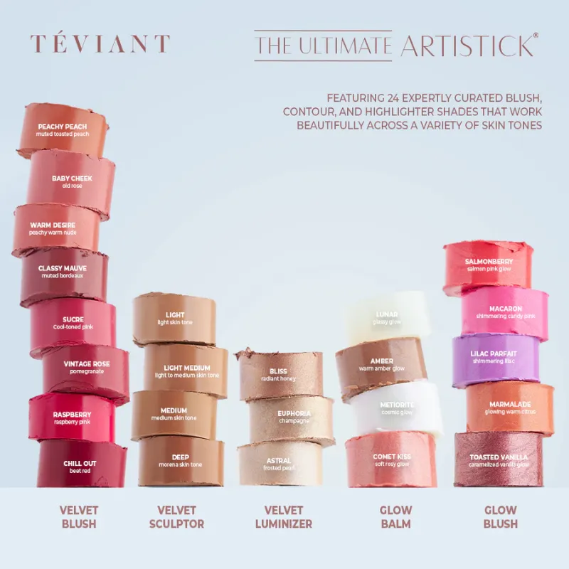 Téviant The Ultimate Artistick Velvet Blush (Peachy Peach)