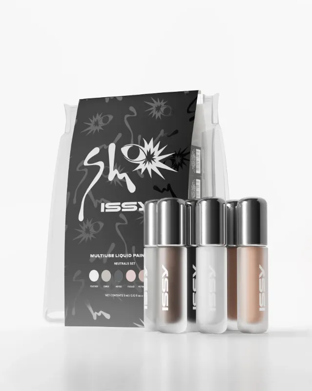Issy x Slo Lopez Multiuse Liquid Paint Edit (Neutrals Set)