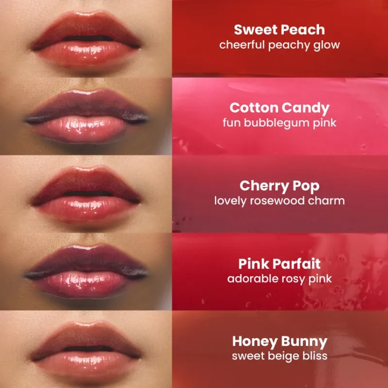 Chu Chü Beauty Icy Plumper Heart Lip Glaze (Ballet Pink)