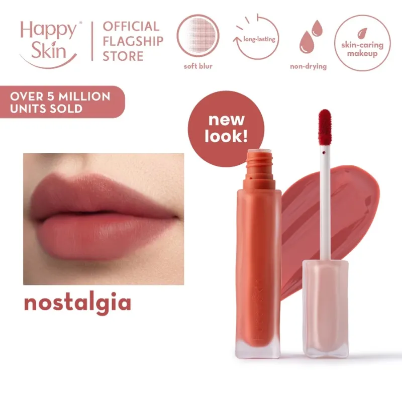 Happy Skin Lip Mallow Plush Matte Lip Tint (Nostalgia)
