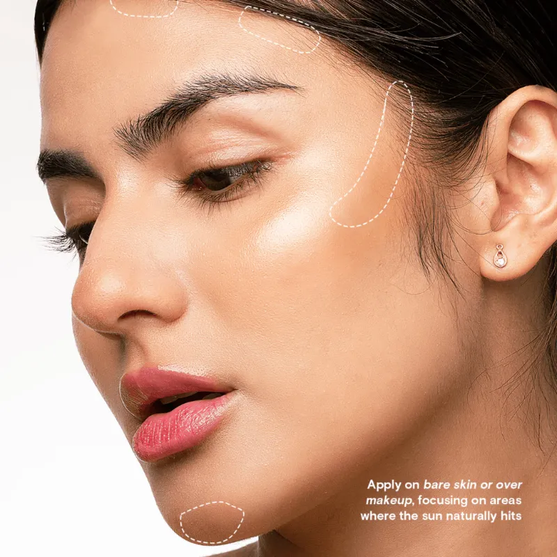 blk cosmetics radiant glow filter bronzer (island glow)