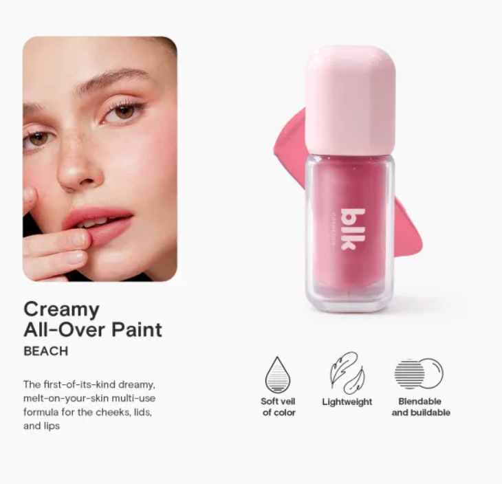 blk cosmetics creamy all over paint (beach)