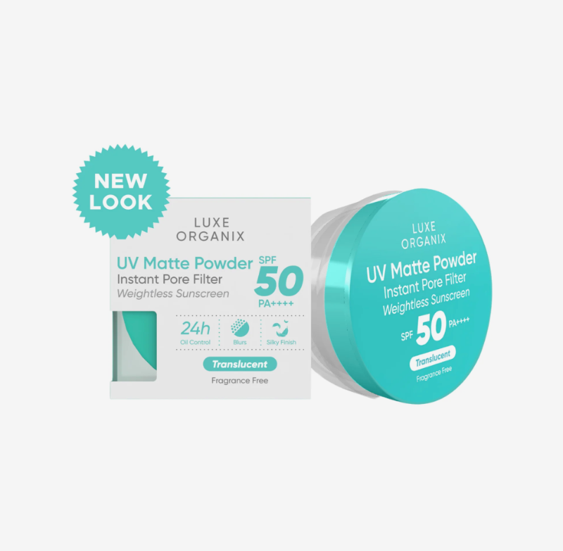 Luxe Organix UV Matte Powder Instant Pore Filter Weightless Powder SPF50
PA++++ Transluscent