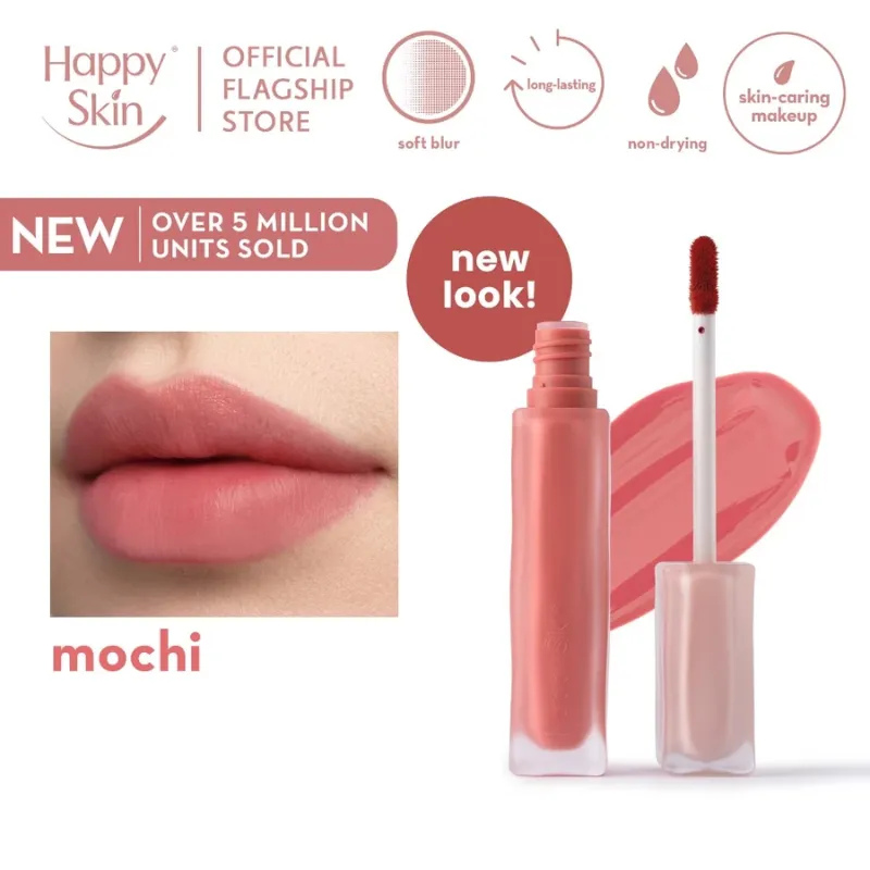Happy Skin Lip Mallow Plush Matte Lip Tint (Mochi)