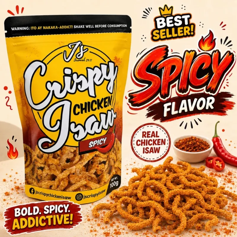 J's Cripsy Chicken Isaw (Spicy)