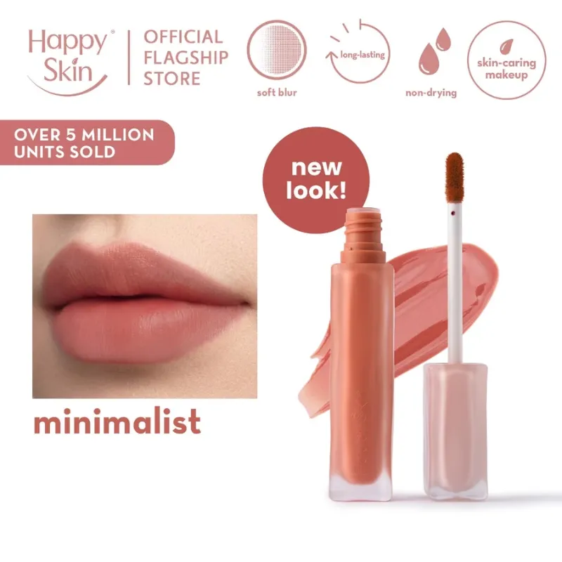 Happy Skin Lip Mallow Plush Matte Lip Tint (Minimalist)