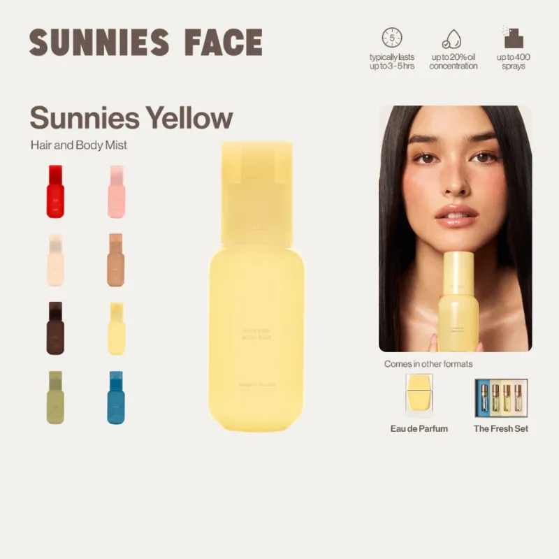 Sunnies Fragrance Hair and Body Mist (Sunnies Yellow)
