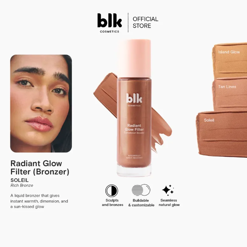 blk cosmetics radiant glow filter bronzer (soleil)