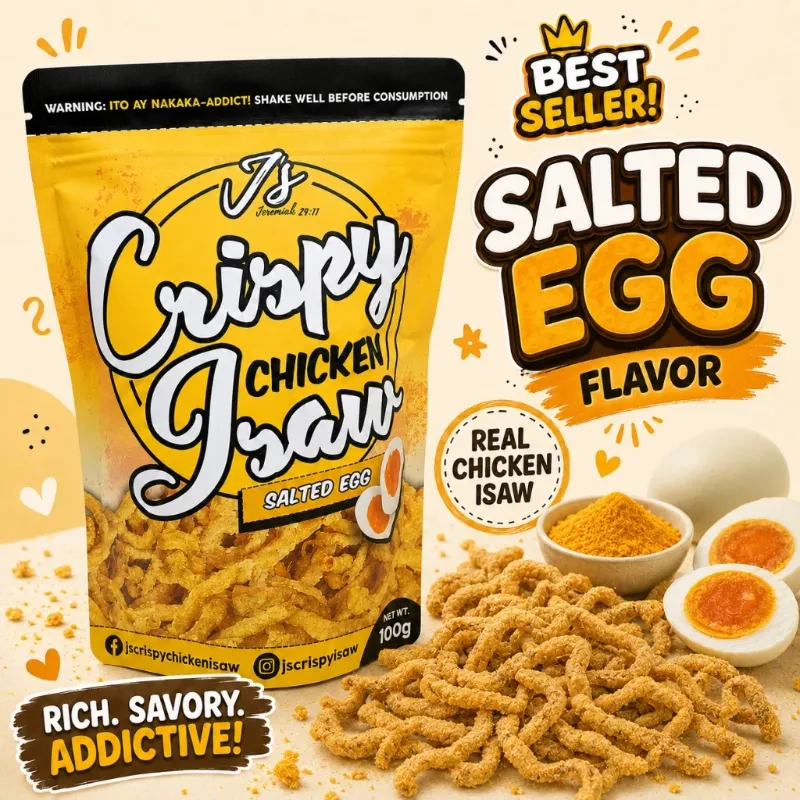 J's Cripsy Chicken Isaw (Salted Egg)
