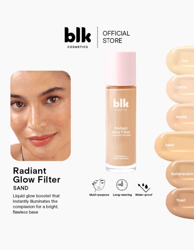 blk cosmetics fresh radiant glow foundation (sand)