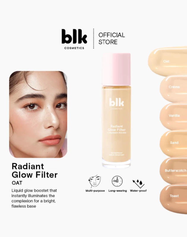 blk cosmetics fresh radiant glow foundation (oat)