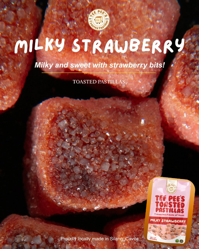 Tee Pee's Toasted Pastillas Milky Strawberry