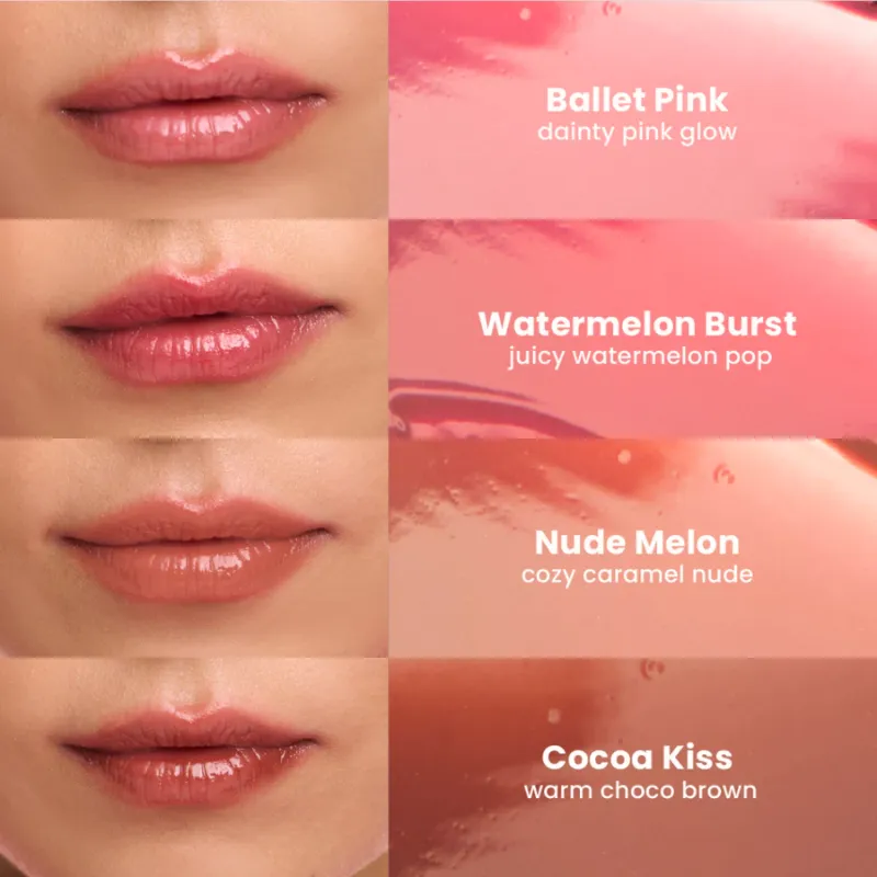 Chu Chü Beauty Icy Plumper Heart Lip Glaze (Ballet Pink)