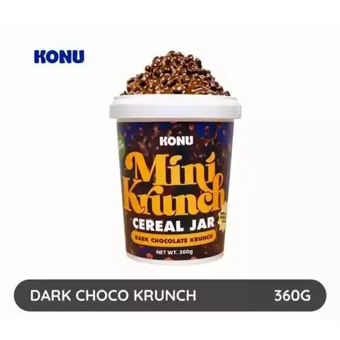 Konu Mini Krunch Extra Big Cereal Jar (Dark Choco Krunch) 360g
