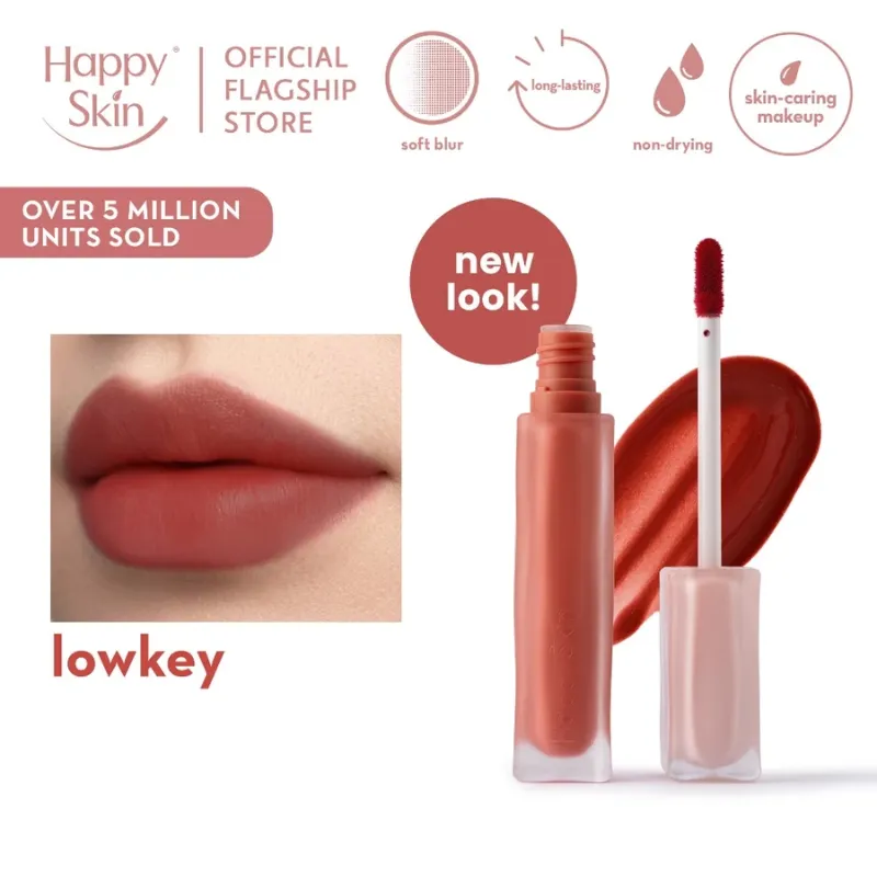 Happy Skin Lip Mallow Plush Matte Lip Tint (Lowkey)