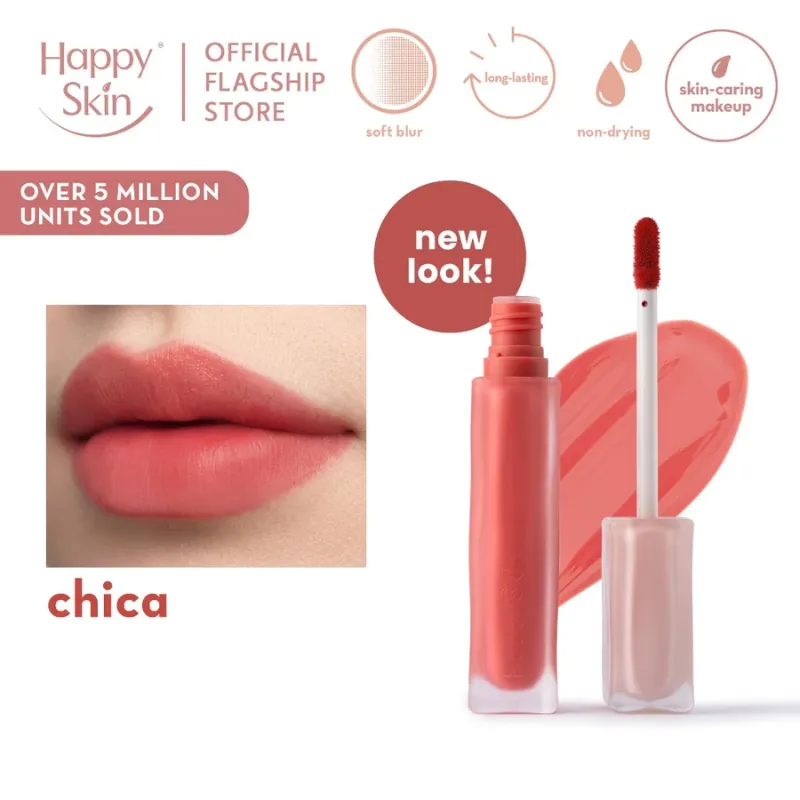 Happy Skin Lip Mallow Plush Matte Lip Tint (Chica)
