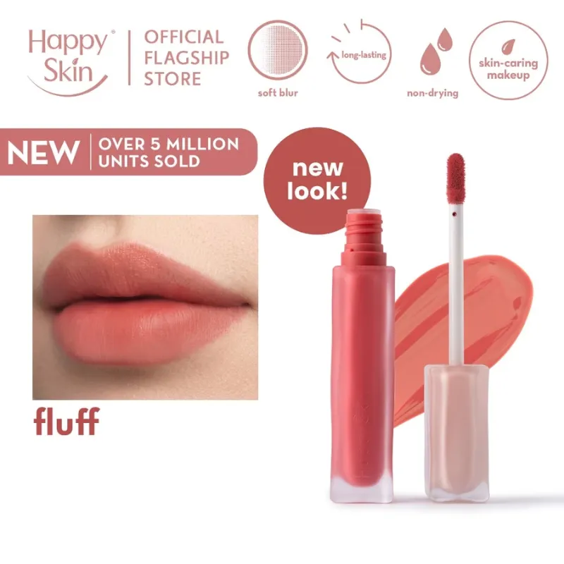 Happy Skin Lip Mallow Plush Matte Lip Tint (Fluff)