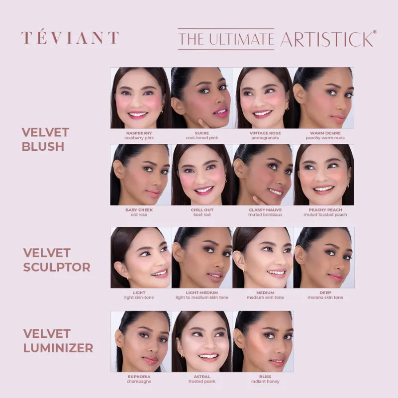 Téviant The Ultimate Artistick Velvet Blush (Peachy Peach)