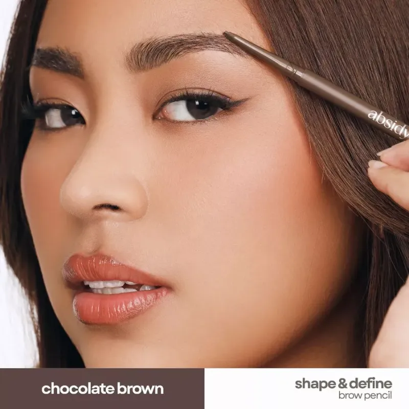 absidy shape & define brow pencil (chocolate brown)