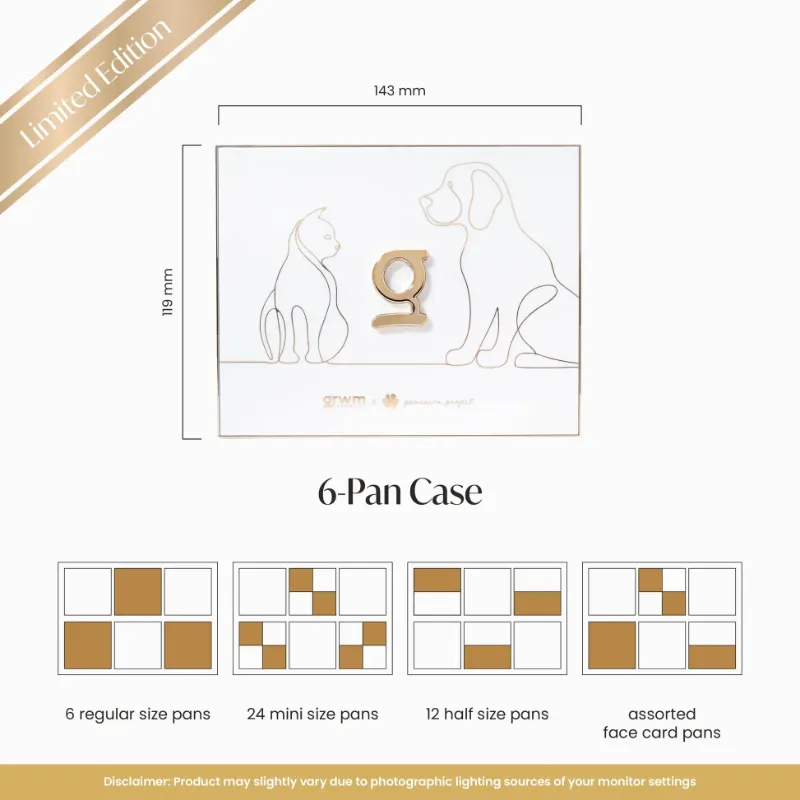 GRWM Palette of Pawsibilities Face Card 6-Pan