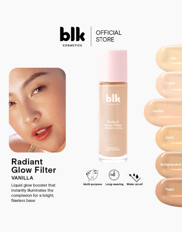 blk cosmetics fresh radiant glow foundation (vanilla)
