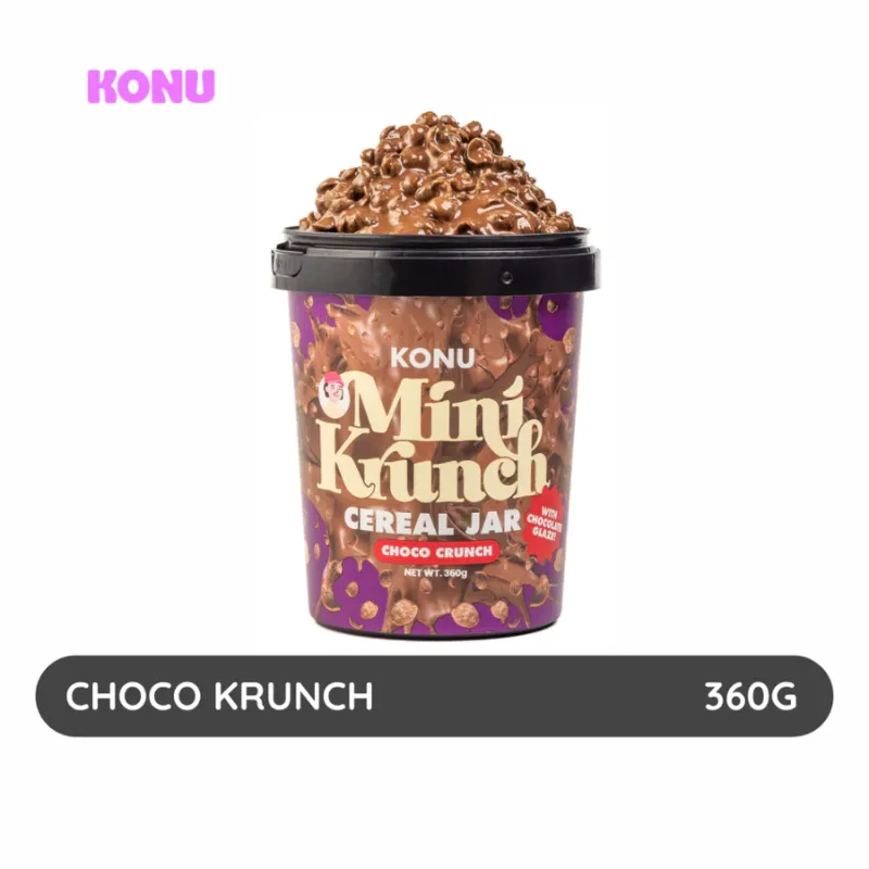 Konu Mini Krunch Extra Big Cereal Jar (Choco Crunch) 360g