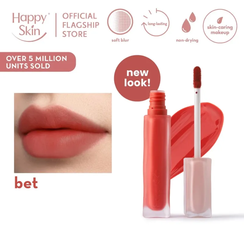 Happy Skin Lip Mallow Plush Matte Lip Tint (Bet)