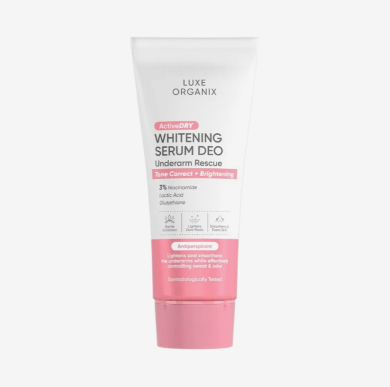 Luxe Organix ActiveDry Whitening Serum Deodorant Underarm Rescue