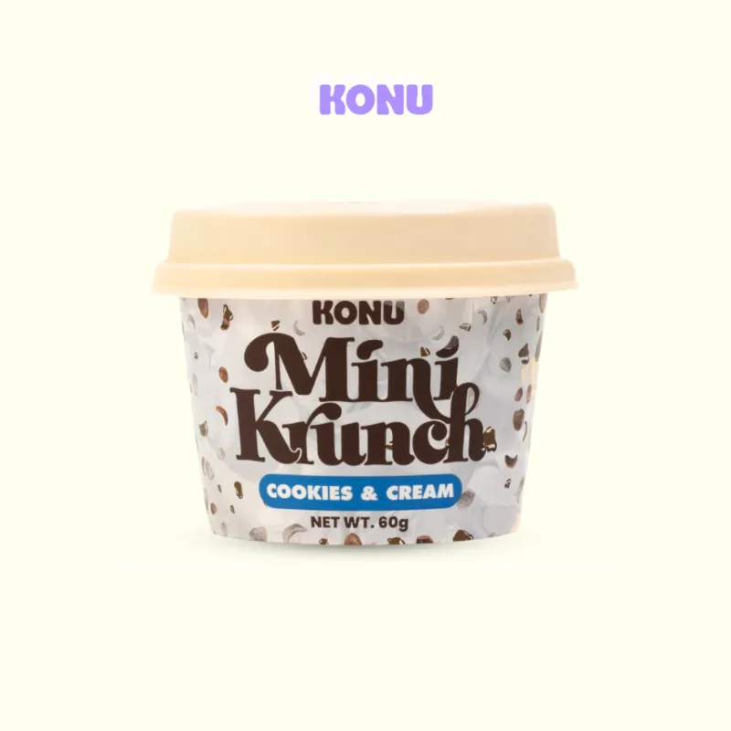 Konu Mini Krunch Cereal Jar (Cookies & Cream) 60g