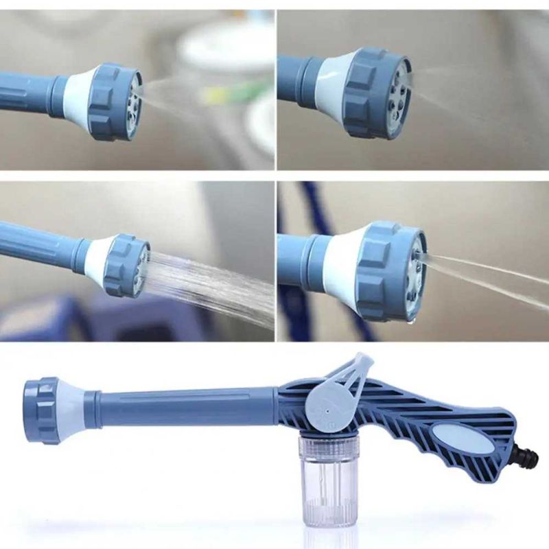 Multi-Functional High-Pressure Washer with Liquid Dispenser, 8-Spray Mode Handheld Cleaning & Watering Sprayer