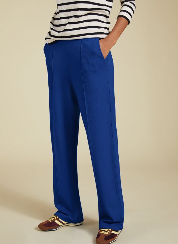 Deep Royal Blue Wide-Leg Trousers EW-000005