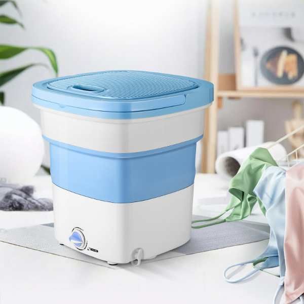 Portable Mini Washing Machine - 1 Pc Foldable 30W Cleaning Solution