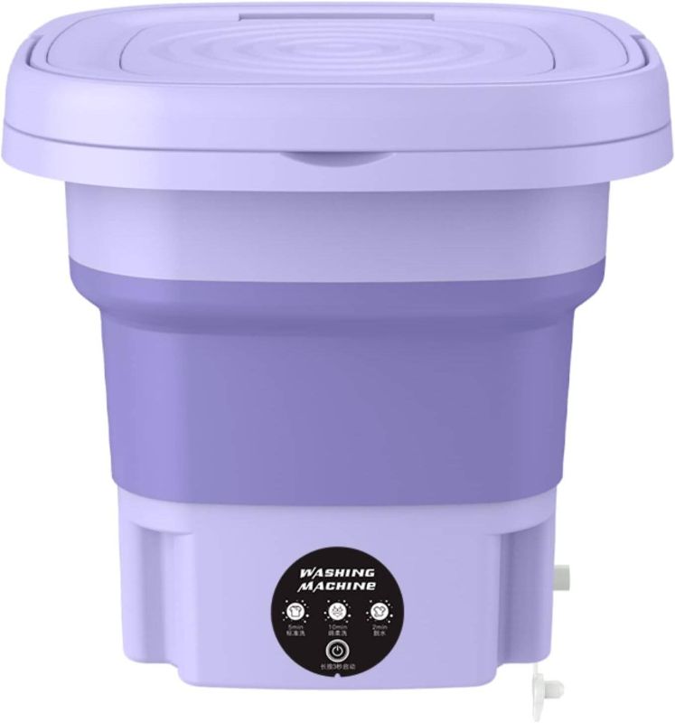 Portable Mini Washing Machine - 1 Pc Foldable 30W Cleaning Solution
