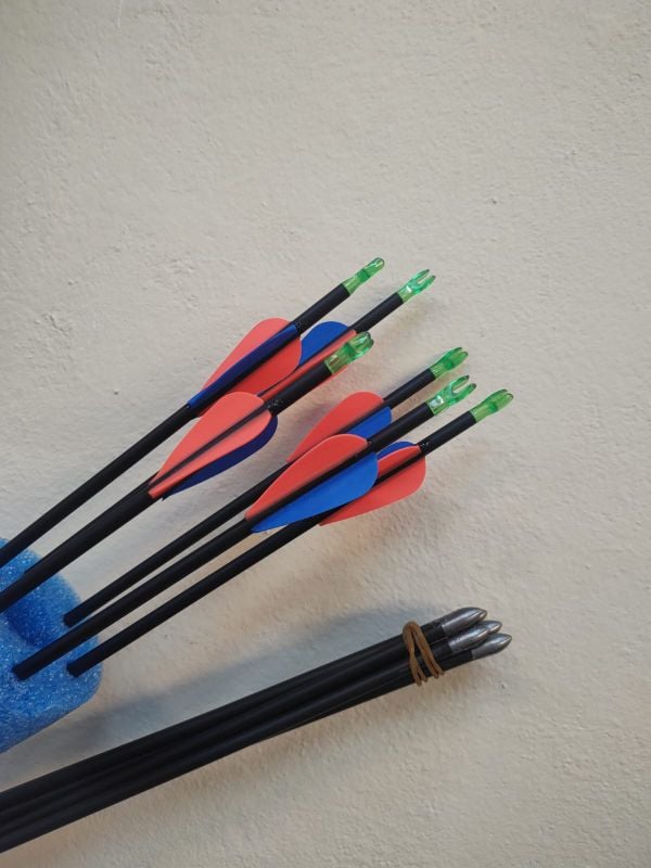 6 Flechas de carbono