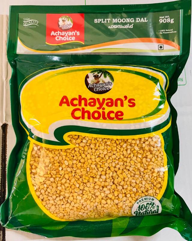 MOONG SPLIT( PAYASA PARIPPU) (908G X 12)