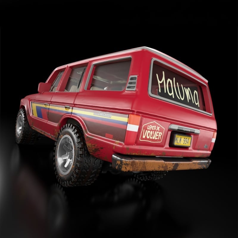 Pre-venta - Hot Wheels® x Maluma x Toyota Land Cruiser FJ60 - Diseño Exclusivo Creations - Compra Internacional