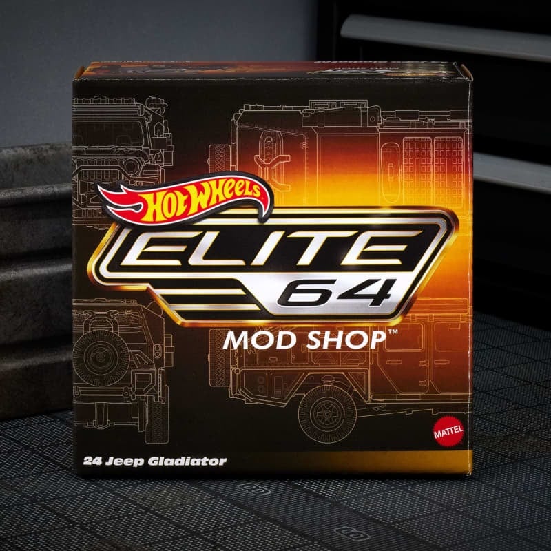 Jeep Gladiator '24 de hot Wheels Elite 64 Mod Shop con más de 20 accesorios intercambiables - Compra Internacional