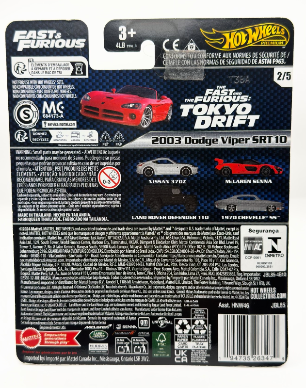2003 DODGE VIPER SRT10