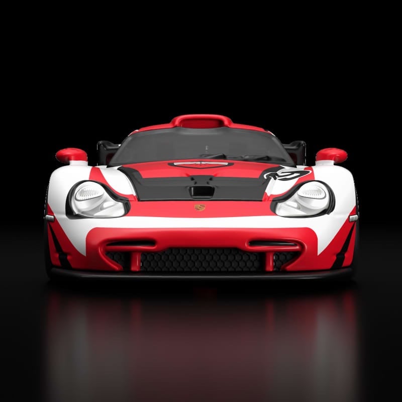 Pre-venta - Hot Wheels® x Robert Lewandowski x Porsche 911 GT1 de 1997 - Compra Internacional