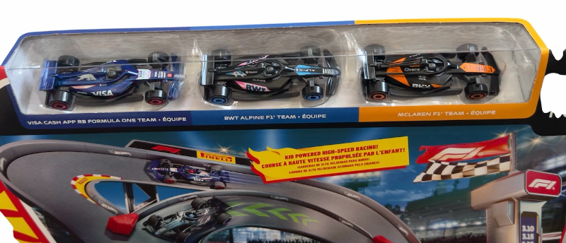 PISTA HOTWHEELS - CIRCUITO DE CARRERAS SPRINT - FORMULA 1 - 3 AUTOS