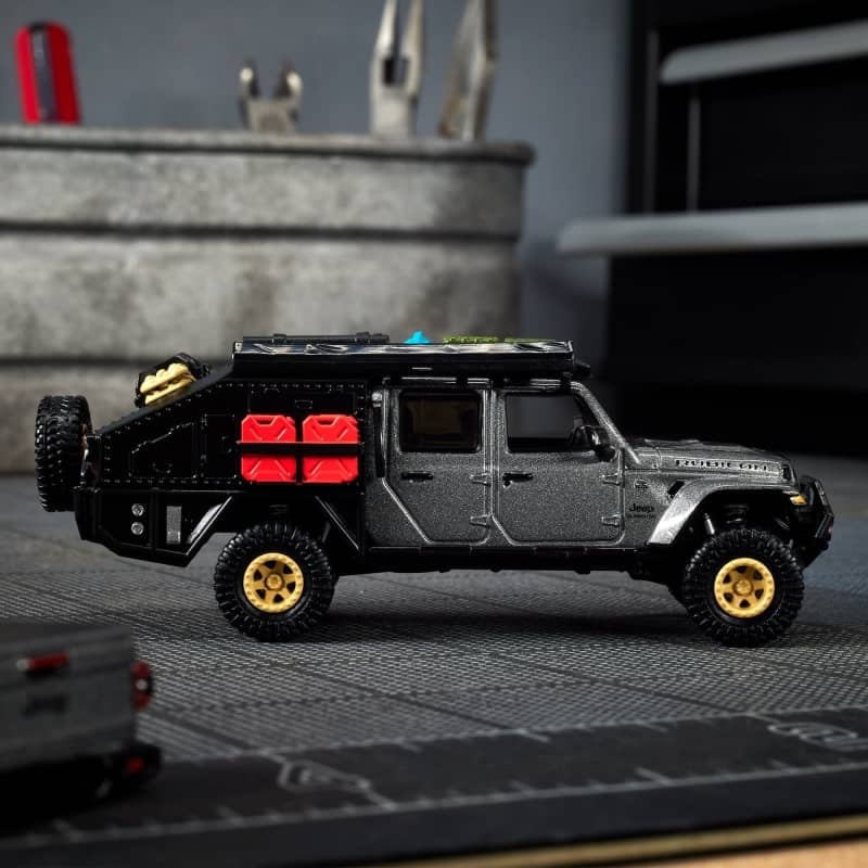 Jeep Gladiator '24 de hot Wheels Elite 64 Mod Shop con más de 20 accesorios intercambiables - Compra Internacional