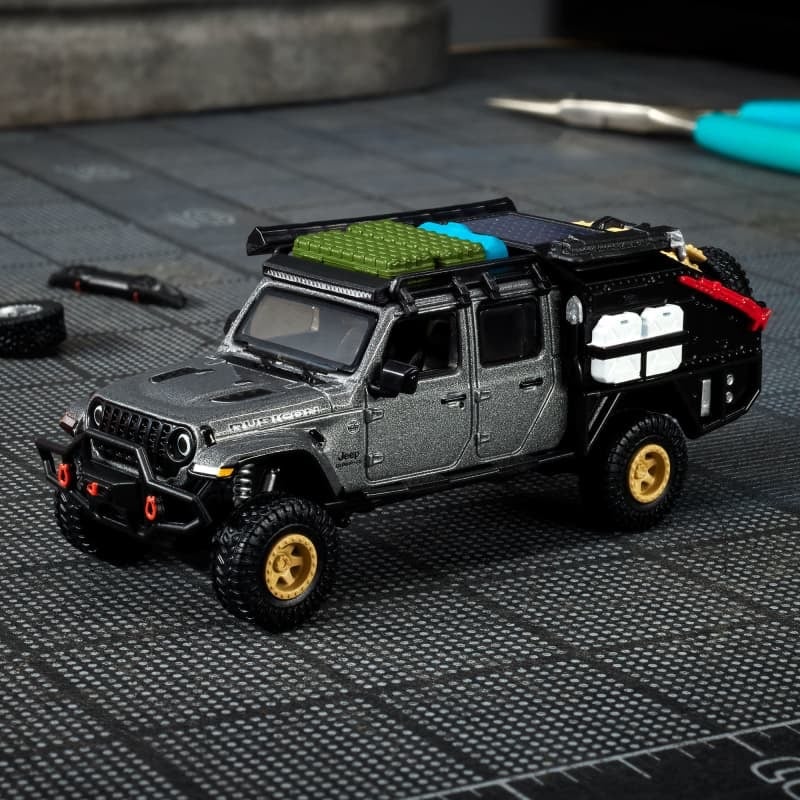Jeep Gladiator '24 de hot Wheels Elite 64 Mod Shop con más de 20 accesorios intercambiables - Compra Internacional
