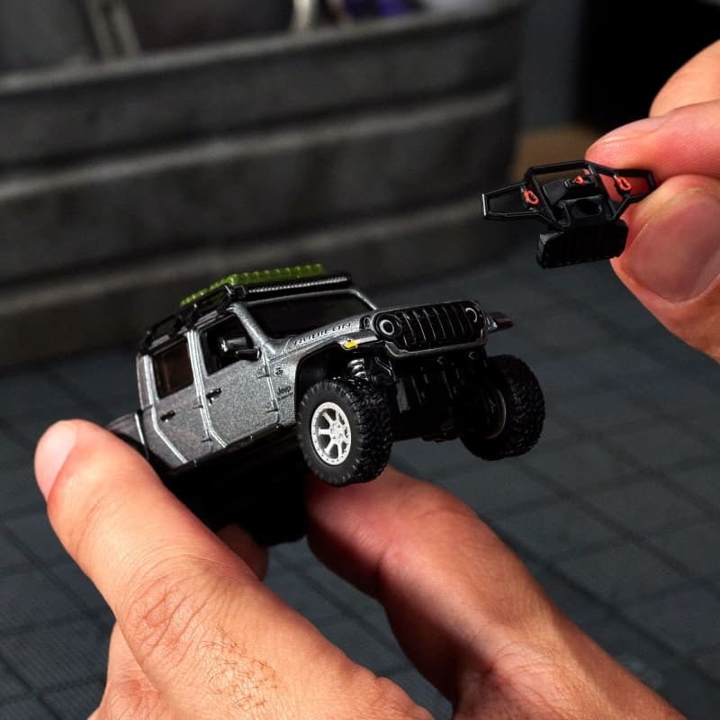 Jeep Gladiator '24 de hot Wheels Elite 64 Mod Shop con más de 20 accesorios intercambiables - Compra Internacional