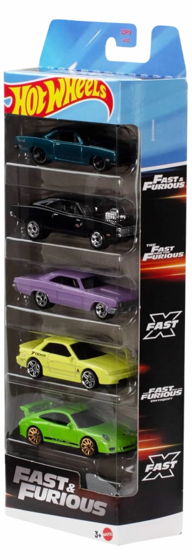 Hot Wheels FAST & FURIOUS SET X 5
