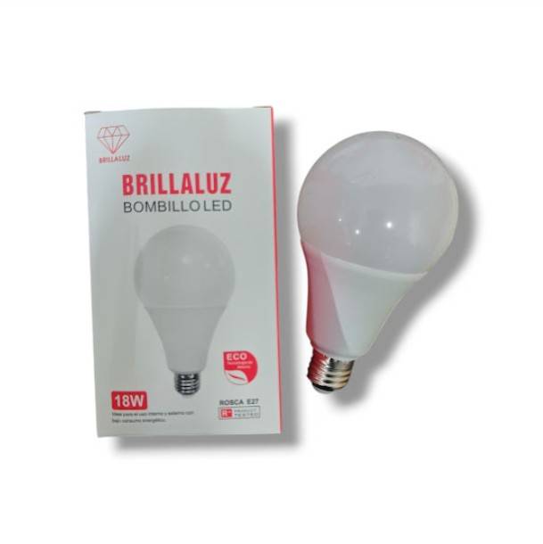 BRILLALUZ BOMBILLO LED ROJO 18W