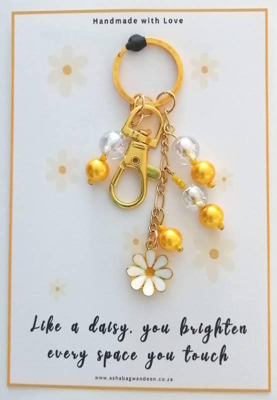 Daisy Charm Keychain from R60