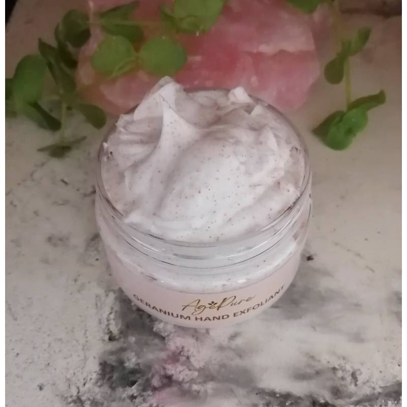 Geranium Exfoliating Hand Mask