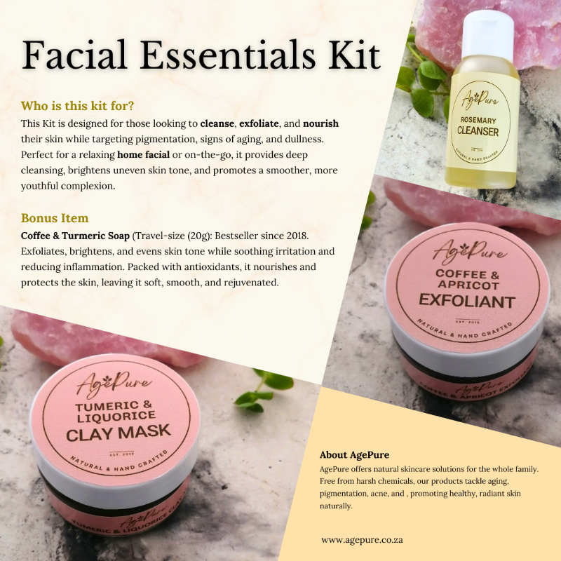 FACIAL ESSENTIALS KIT with BONUS ITEM