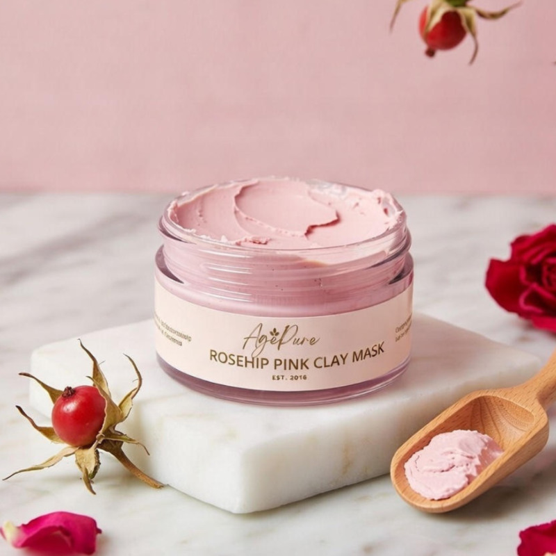Rosehip Pink Clay Mask