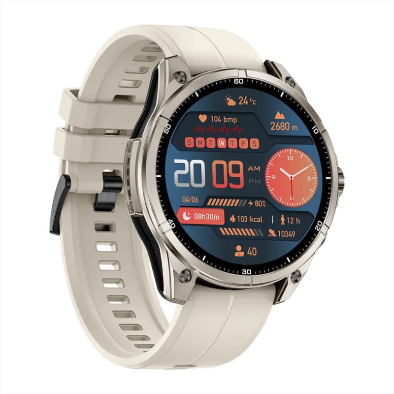 Montre connectée FT66 – GPS intégré | Étanche 5ATM | Écran AMOLED 1,43″ | Boussole, Altimètre & Baromètre | Batterie 670 mAh | Boîtier en alliage